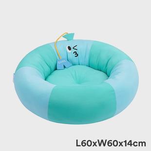 zeze泳圈猫窝夏天降温凉猫床中小型犬感宠物屋四季通用可水洗