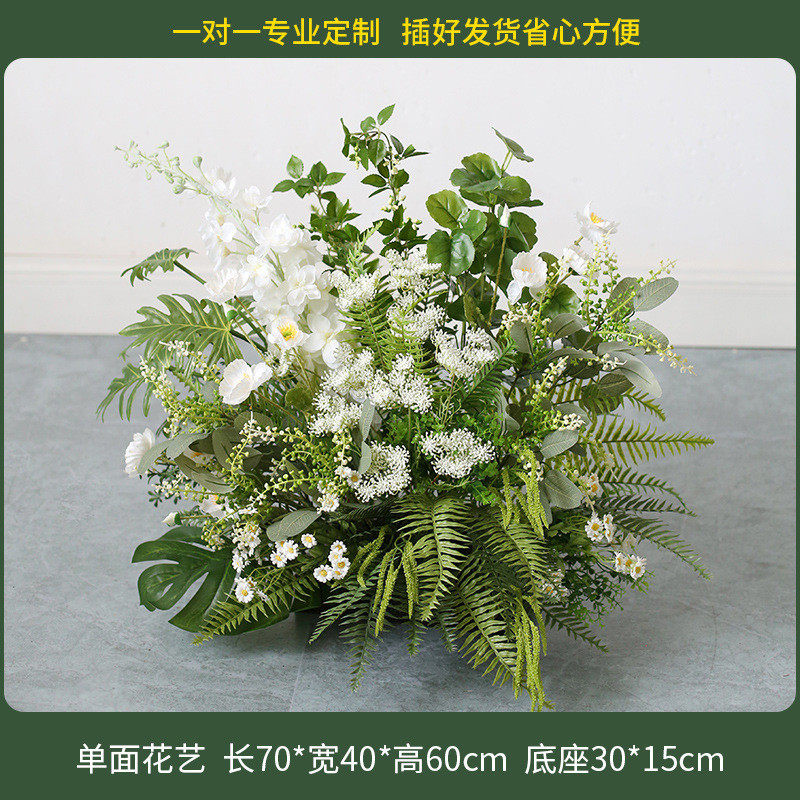 北欧室内仿真绿植盆景ins风落地摆花艺店铺隔断植物架桌面花槽花