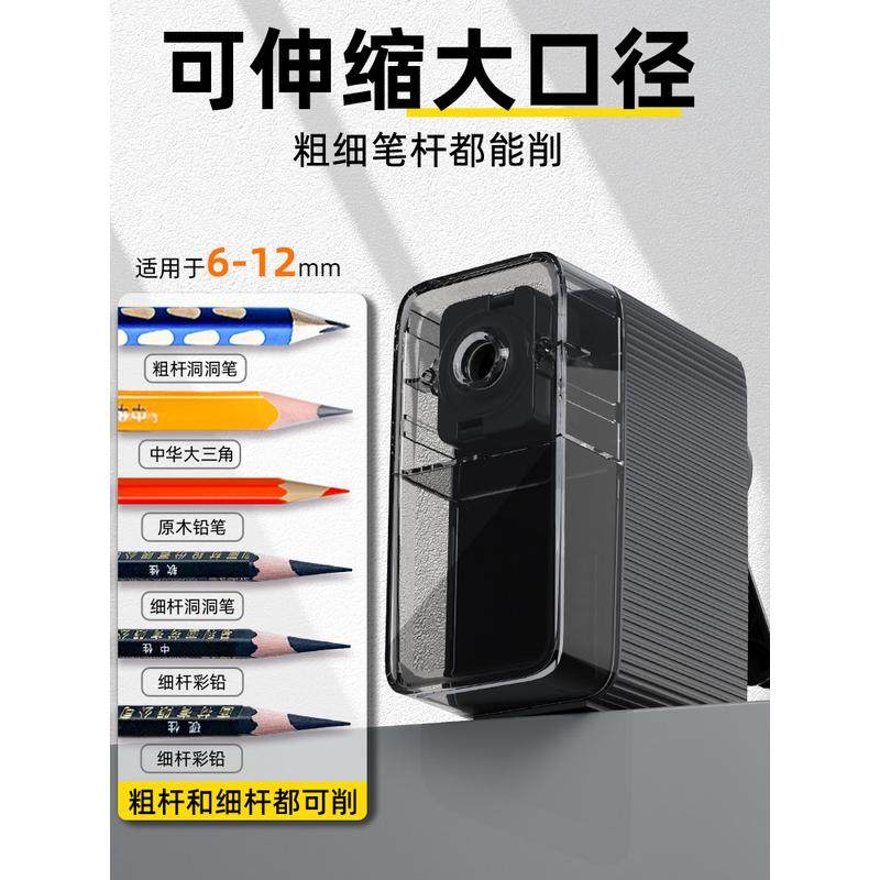 宗茂大口径卷笔刀手摇粗杆大三角粗铅笔洞洞笔铅笔刀速写削笔器便,文具电教/文化用品/商务用品,文具套装/礼盒,淘宝优惠券,粉丝福利购,淘宝优惠卷