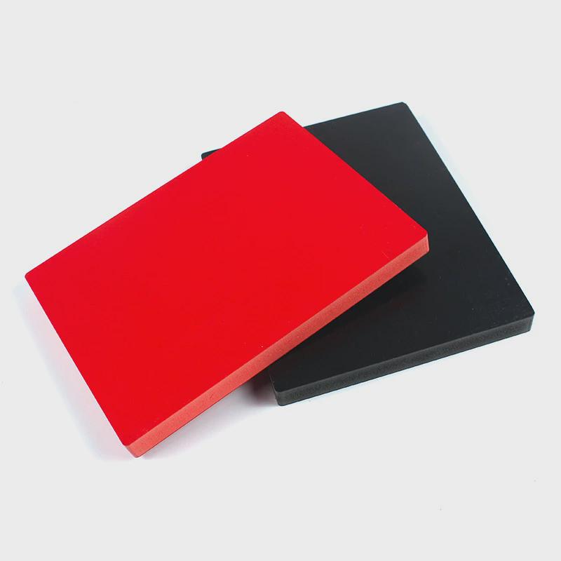 来图定制直供pvc板pvc红黑彩色发泡板高密度装饰kt雪弗板厂家