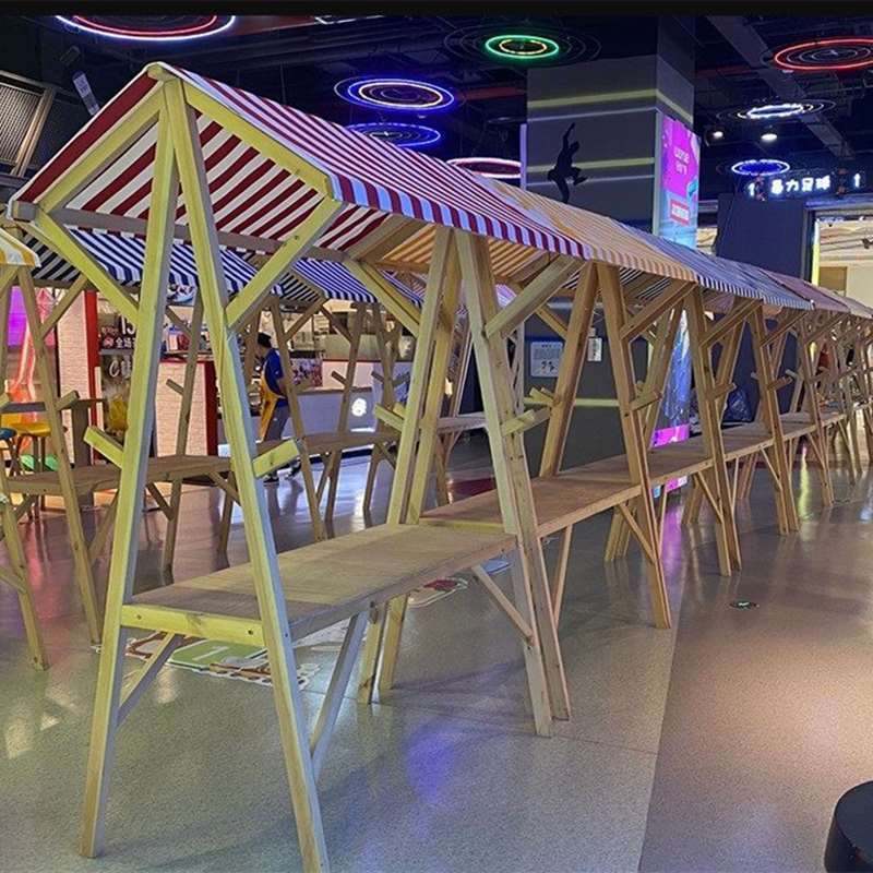 集市摊位展示架木制摊位凉茶棚架车商市集夜市示架烤肠机活动蛋筒