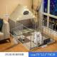宠物围栏狗狗隔离门狗笼子护栏铁小型犬室内自由组合狗窝家用栅栏