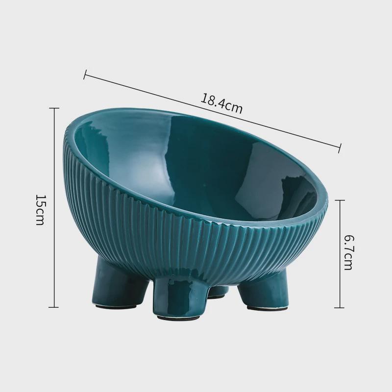 宠物用品碗狗碗猫碗大碗高脚碗斜口碗法斗泰迪斗牛犬碗保护脊椎