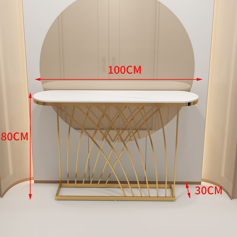 玄关桌台走廊岩板大理石意式条案柜靠墙简约现代入户极简装饰轻奢