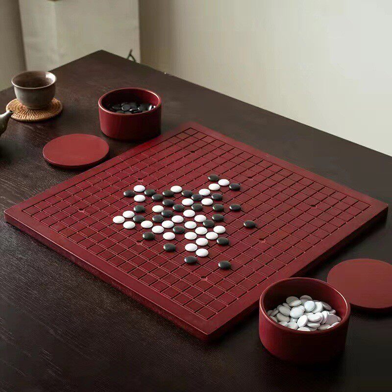 iv云想童年高端实木儿童桌面围棋五子棋中国象棋豪华成人标准围棋