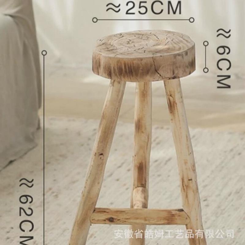 厂家销售手工打造原木实木木凳现代简约家居民宿创意装饰家具