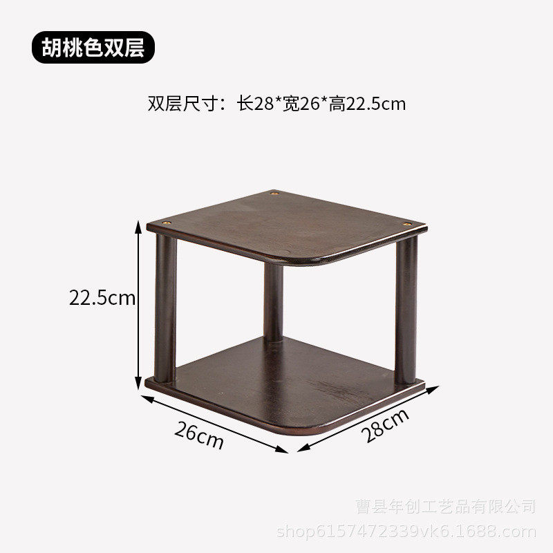 实木桌面转角架办公室家用整理置物架工位厨房收纳架学生创意书架