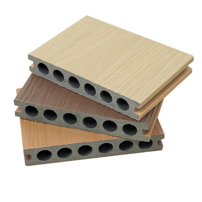 厂家现货批发地板户外阳台自铺改造花园庭院孔共挤塑木六二代板