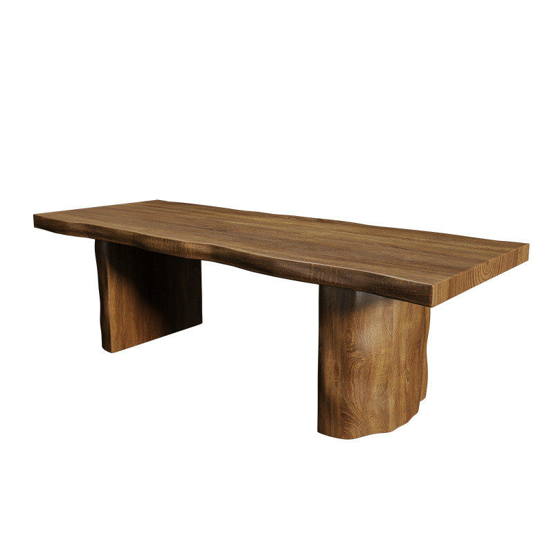 禅意实木大板茶桌茶台新中式茶桌椅组合办公室原木泡茶桌简约现代