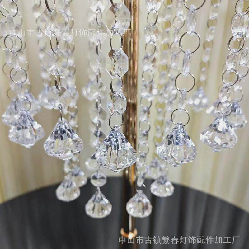 婚礼橱窗花器酒店现场布置装饰摆件家居花瓶婚庆道具路引金色铁艺