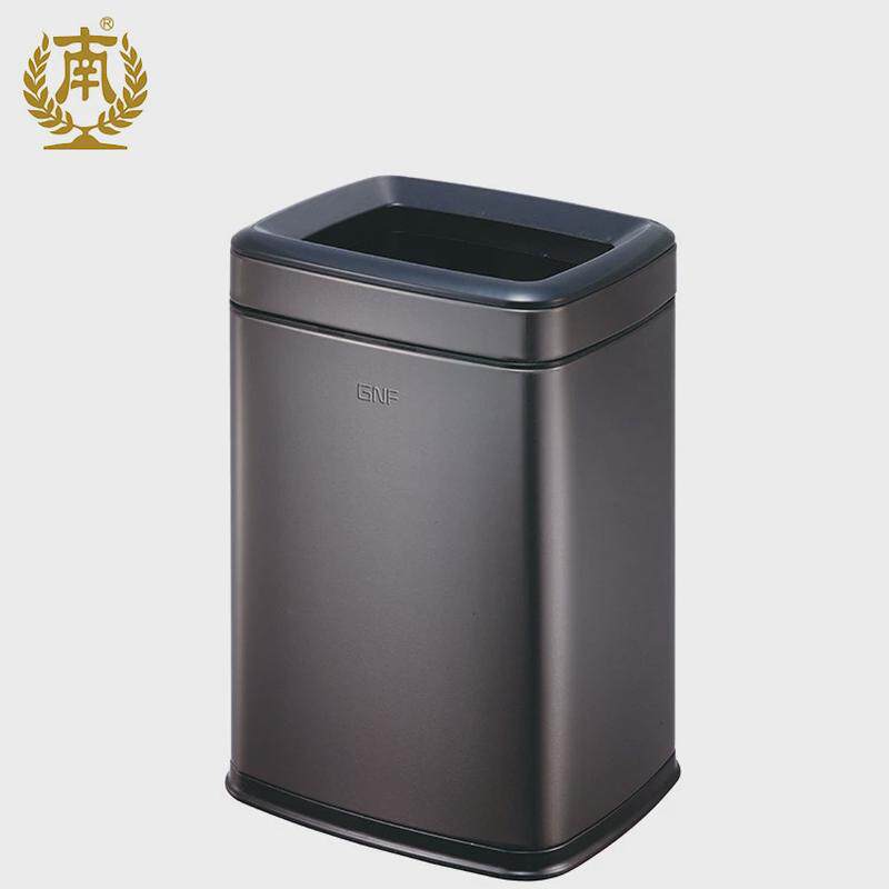 广州南方6L-40L塑料盖开口酒店垃圾桶长方形办公室垃圾桶