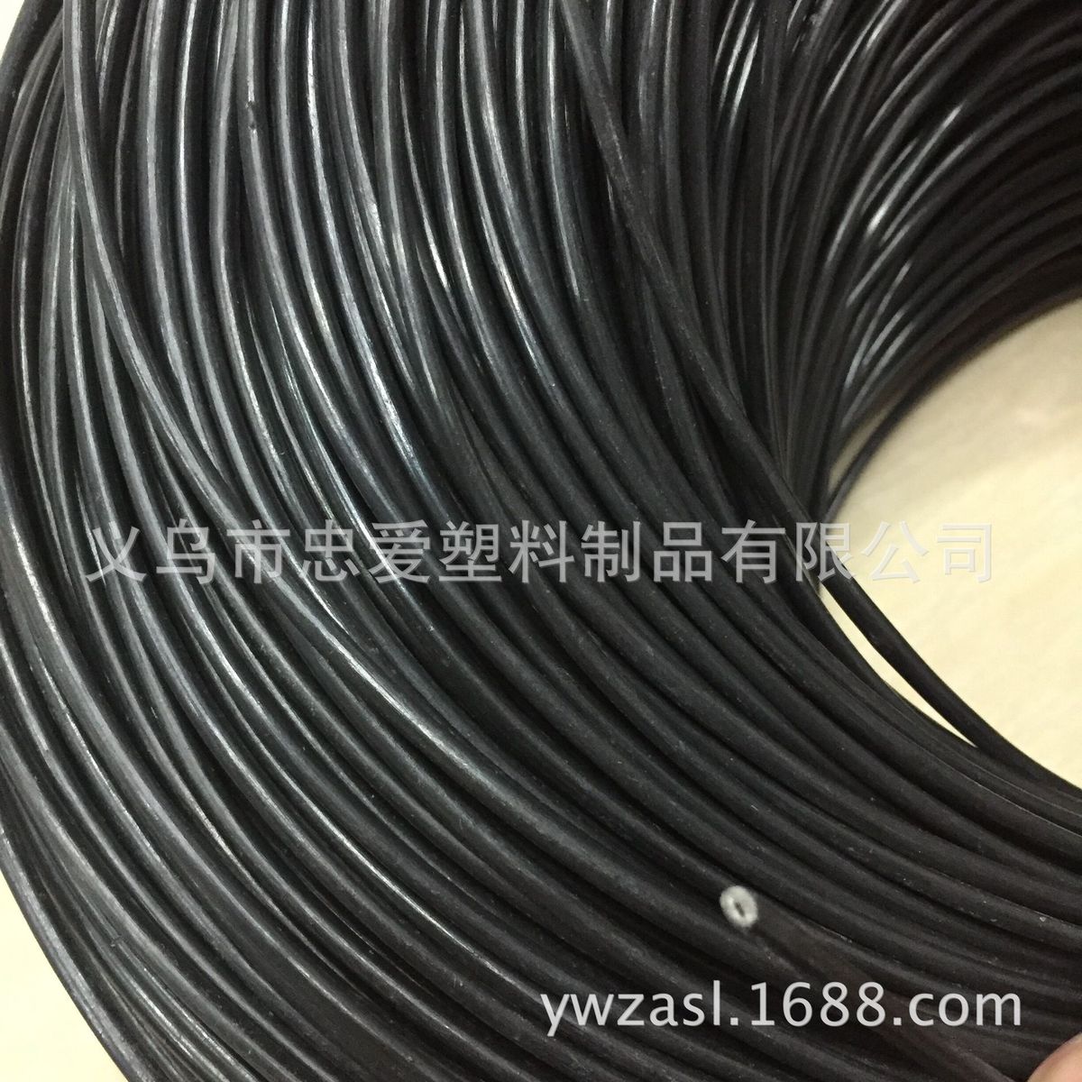 厂家pe黑色空心箱包塑料管骨胶骨包边衬线箱包圆心硬