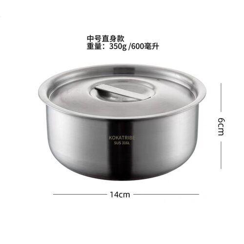 蒸蛋盅带盖炖蒸蛋羹碗蒸饭碗汤盅宝宝r^316不锈钢蒸蛋碗
