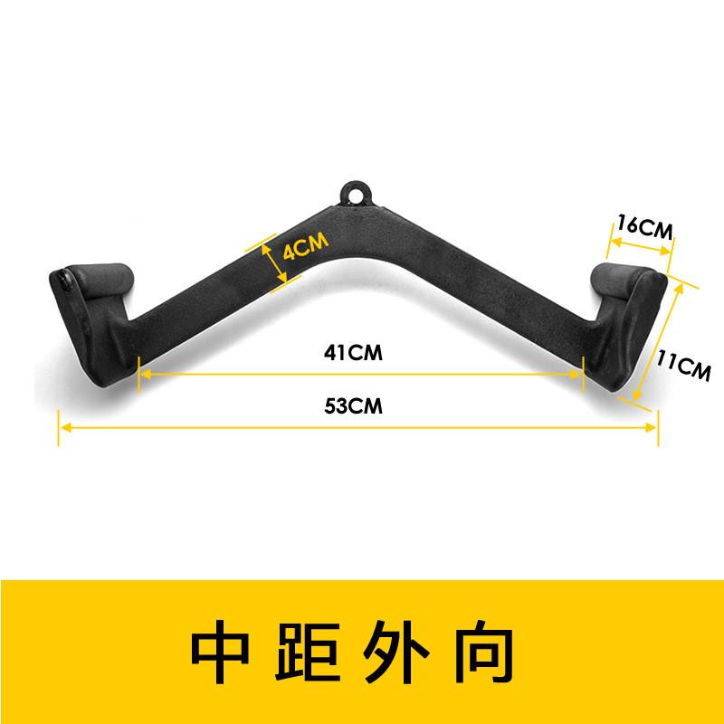 坐姿高位下拉划船拉背把手拉背健身房划船低拉龙门架背阔肌训练杆