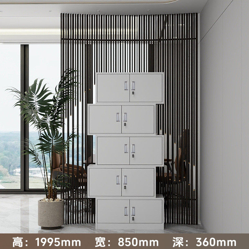 柜四门办公室铁皮文件柜钢制带锁储物柜资料柜铁皮柜