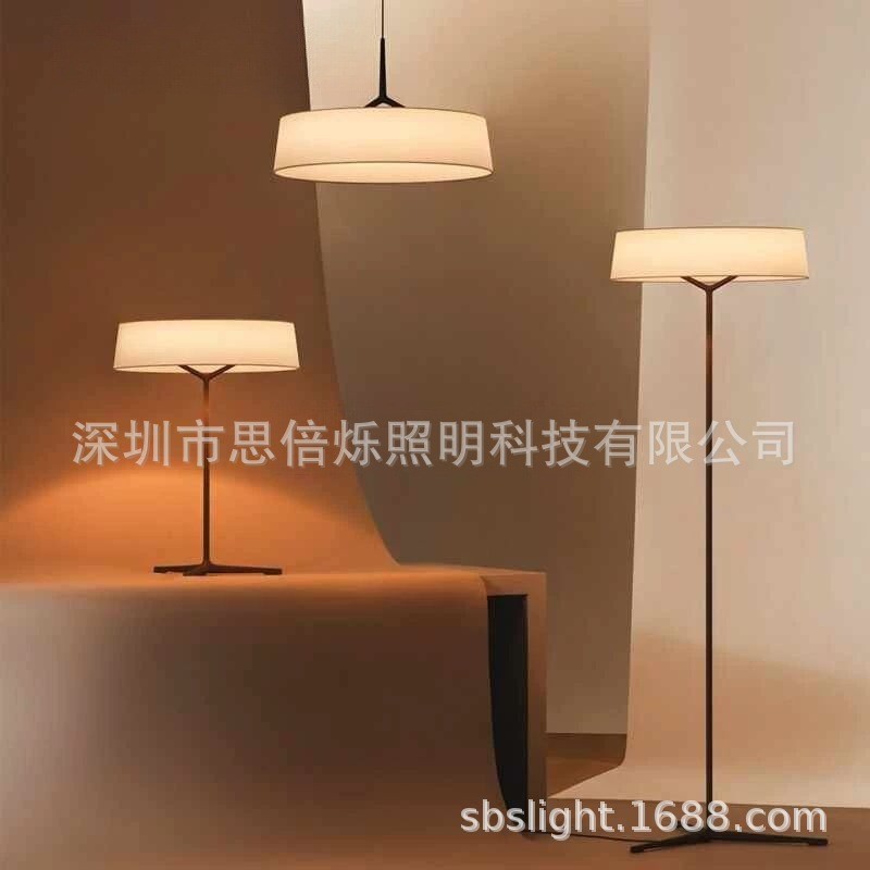 设计师样板房落地灯现代简约客厅卧室极简创意书房沙发吊灯台灯