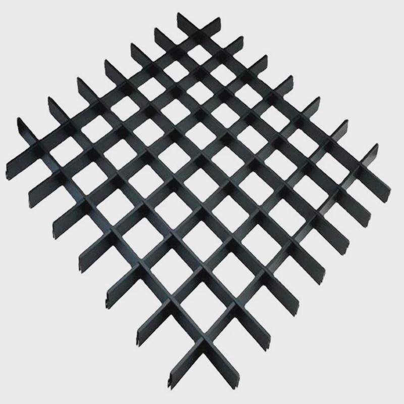 厂家铝方通吊顶铝格栅弧形拉弯木纹造型隔断天花方管槽门头