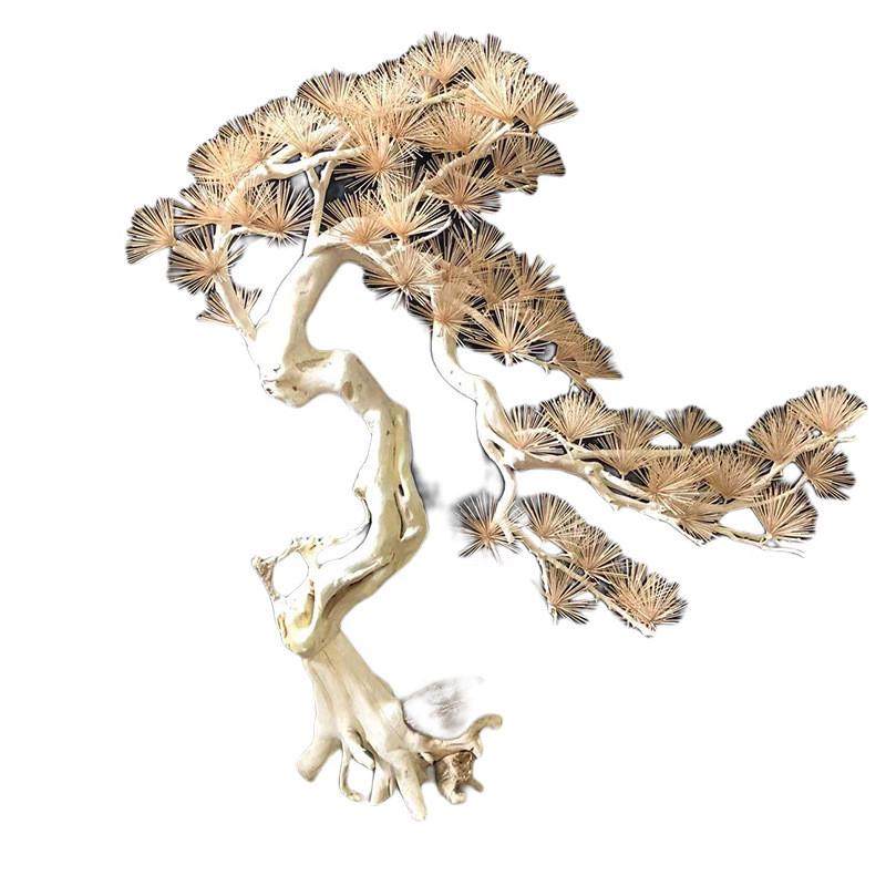 仿真松树雪松实木摆新中式造景松树马尾松雕刻树商场装饰室内假树,鲜花速递/花卉仿真/绿植园艺,仿真绿植,淘宝优惠券,粉丝福利购,淘宝优惠卷