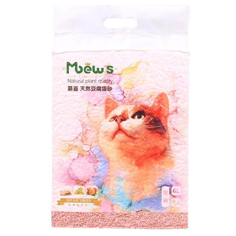 慕喜植物豆腐猫砂6l蜜桃原味茉莉青柠除臭团结易吸水少粉尘2.4kg,宠物/宠物食品及用品,猫砂,淘宝优惠券,粉丝福利购,淘宝优惠卷