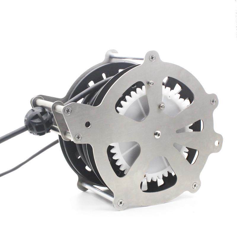 网线自动伸缩卷线盘多芯一体线伸缩器10米电源线信号线收线卷线盘