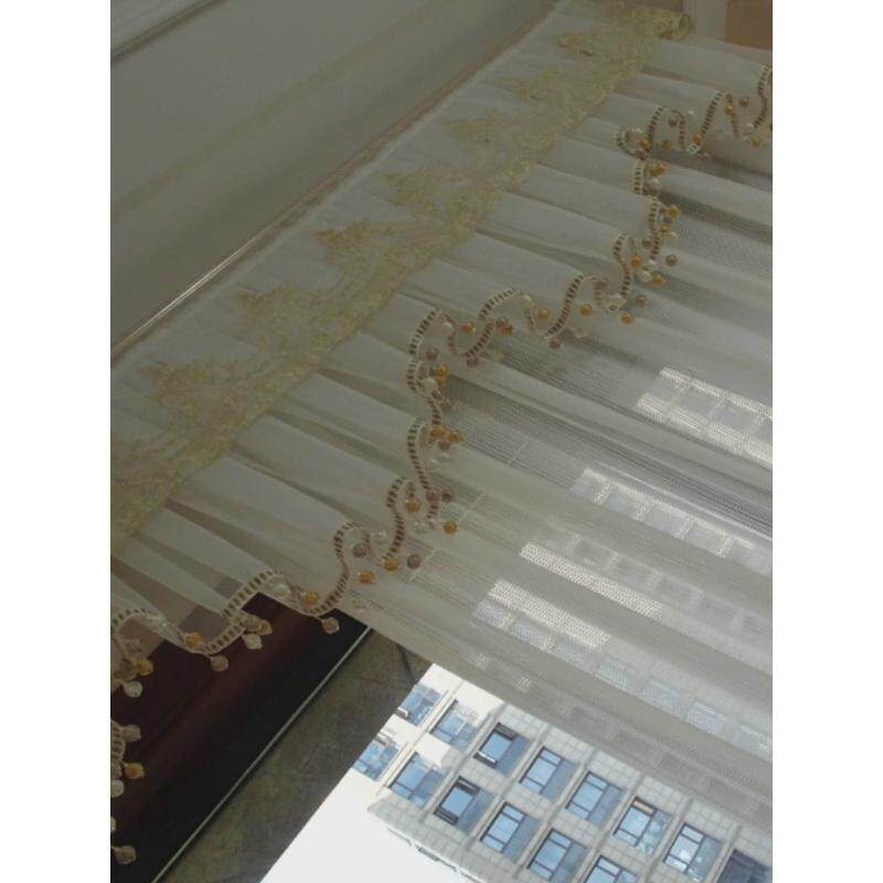 vjw5批发老店公主风装饰帘头窗纱纱帘客厅法式窗幔帘头窗帘卧室魔