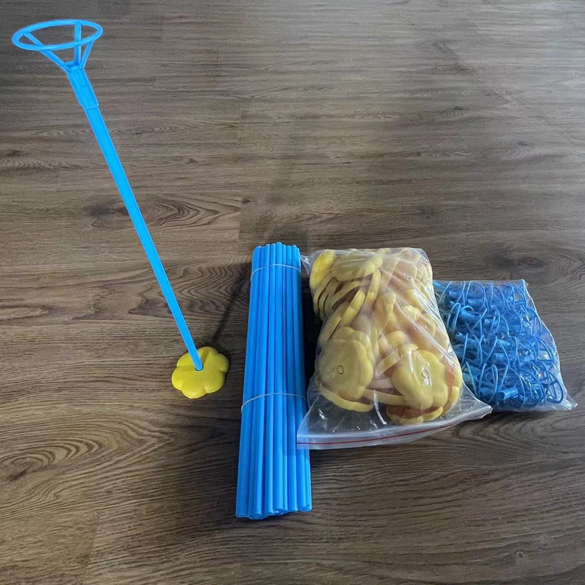 结婚祝寿生日派对酒店餐桌装饰乳胶气球桌飘立柱路引托杆支架