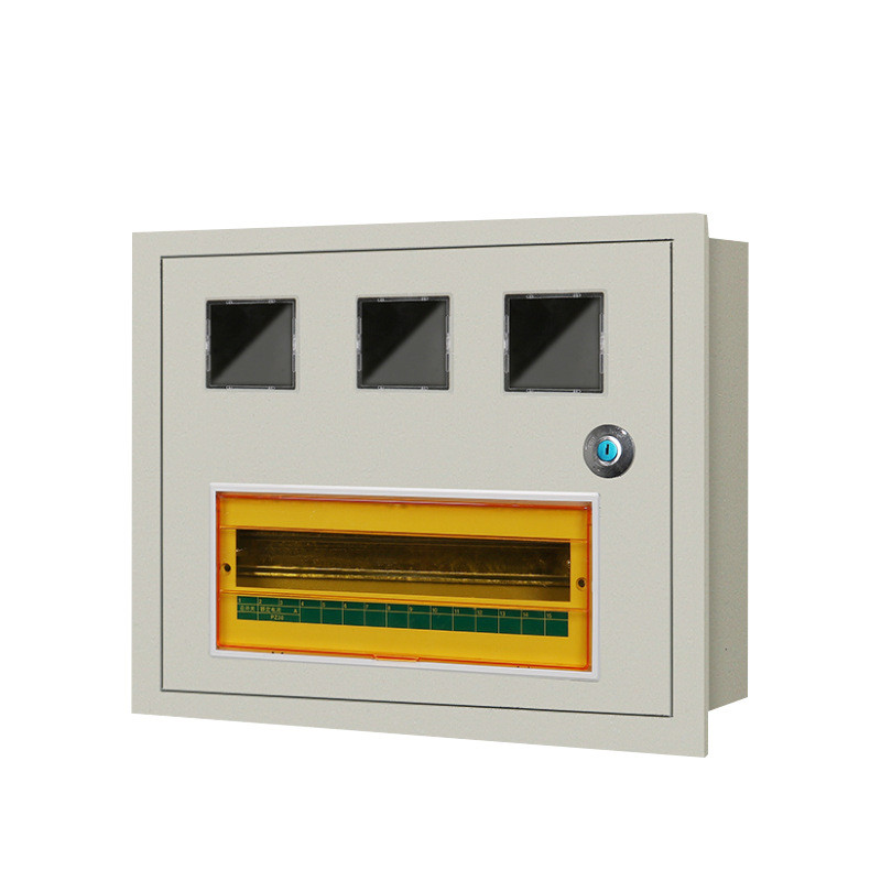 定制不锈钢电表3户电表箱基业箱水表箱路灯控制箱不锈钢配电箱