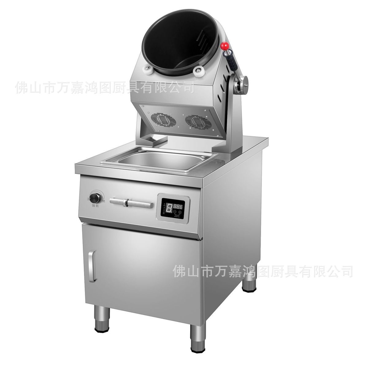 商用全自动炒菜机酒店食堂餐厅滚筒燃气炒饭机商业智能炒菜机器人