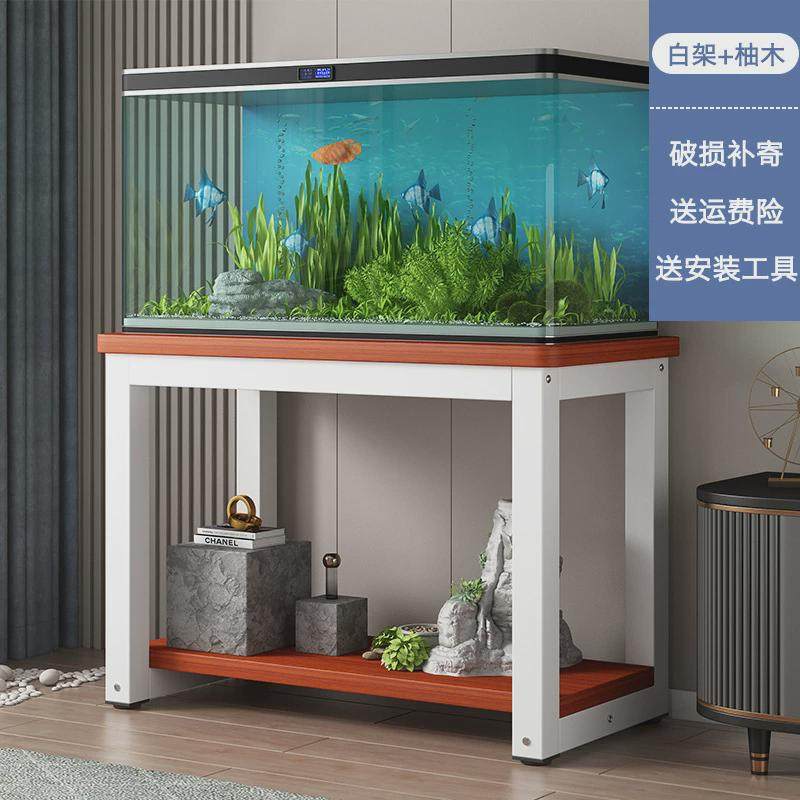 鱼缸架木钢底柜客厅金属架子铁艺置物架鱼缸桌子底座底架储物架子