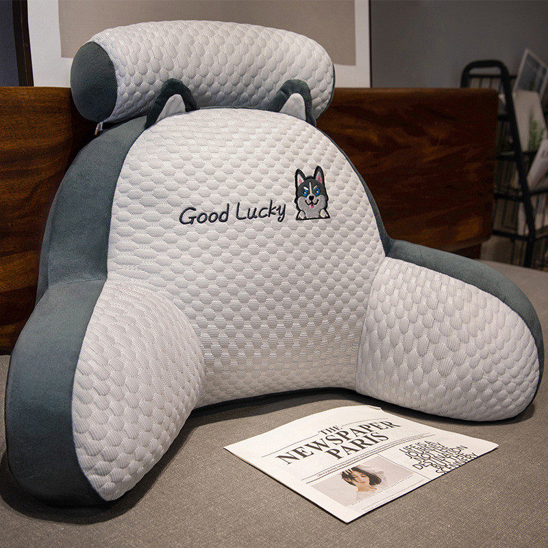 卡通床头靠垫玩护腰靠枕大靠背沙发抱枕床上枕头床靠软包手机宿舍