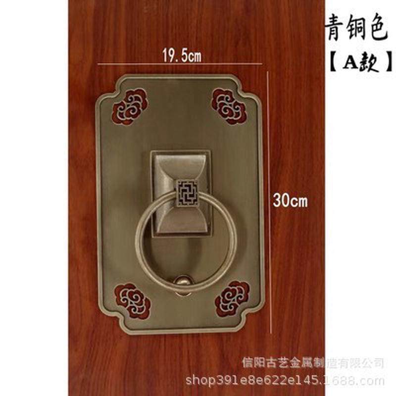 纯铜大门拉手中式仿古门环装饰配件复古新中式门拉手古铜木门把手,基础建材,小拉手,淘宝优惠券,粉丝福利购,淘宝优惠卷