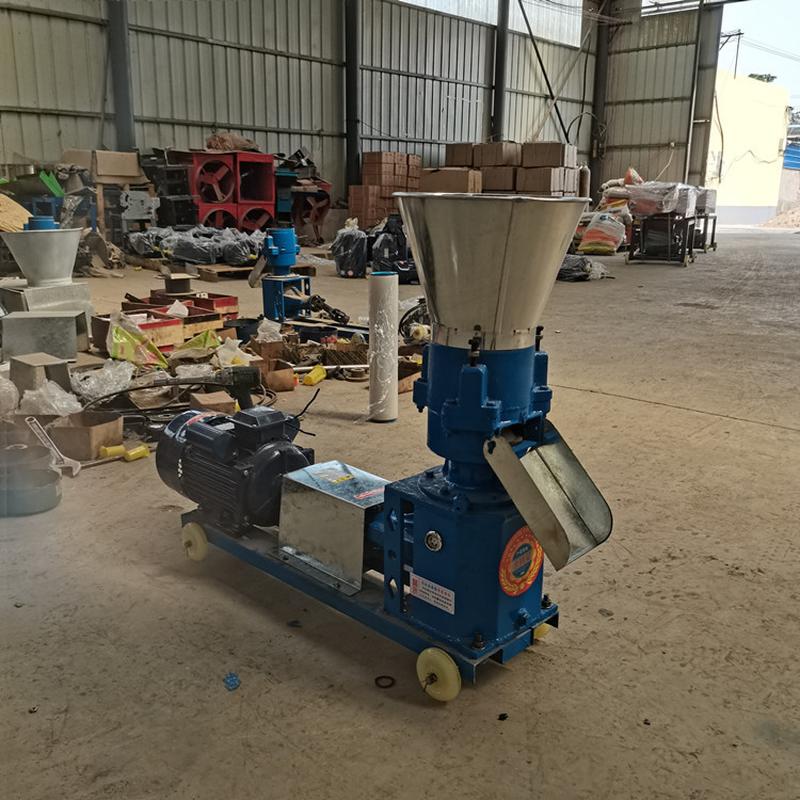 饲料颗粒机猪鸡鸭牛羊兔颗粒机家用秸杆玉米饲料颗粒机