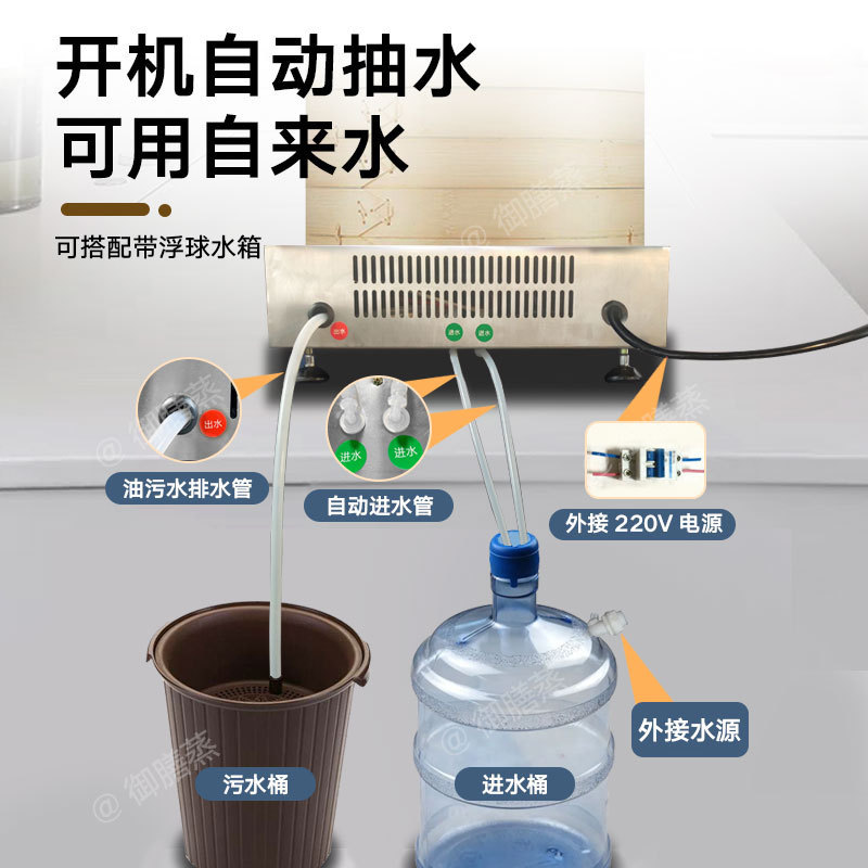 热销商用蒸锅多功能台式电热蒸汽炉肠粉机食堂小笼包大号蒸包机蒸