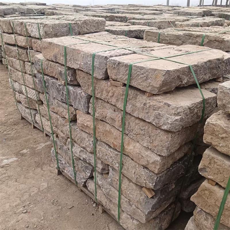 户外广场青石板花园庭院踏步做旧老石板古建筑砌墙铺路老青石板