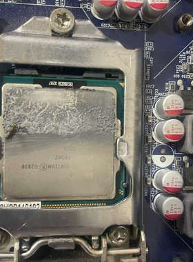 富士康H61MX V2.0主板，配G2030cpu，带挡板，