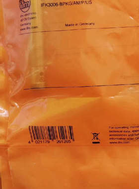 全新正品易福门接近传感器原 IFT245