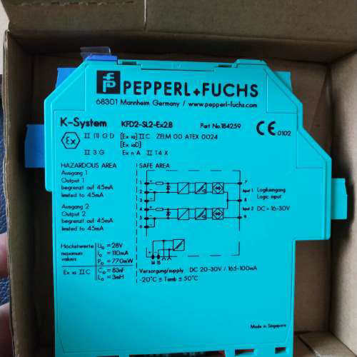 倍加福安全栅KFD2-SL2-EX2.B，KFD2-SL2-