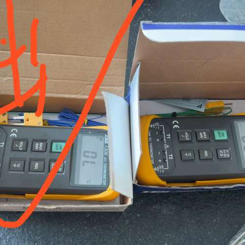 TES泰仕数字式测温仪，TES+1306。