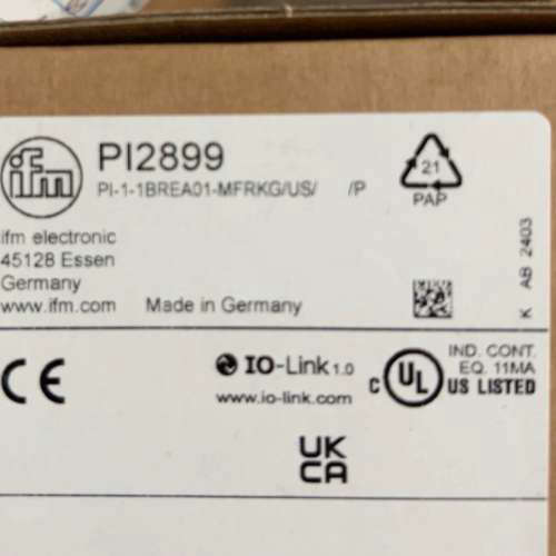 易福门PI2899全新原装现货，