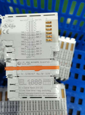 倍福模块，EL1889,橙色漂亮，功能包好，新货刚到，议价出