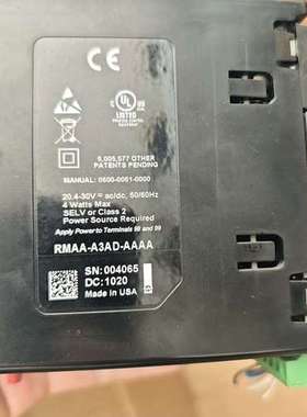 WATLOW卡特隆控制主机 RMAA-A3AD-AAAA ，