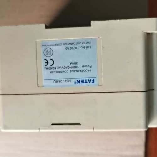 二手拆机  永宏PLC  FBE-28MUT，一个28MU，