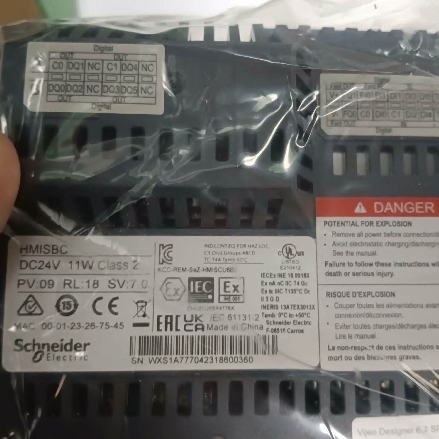 HMISCU6B5 施耐德触摸屏 全新原装正品假一罚十 需