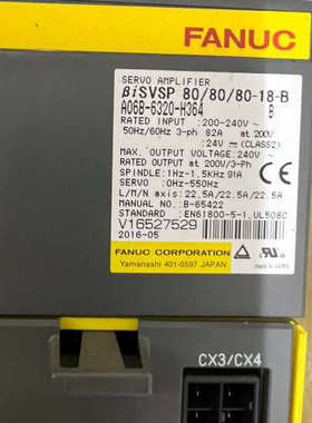 FANUC发那科四轴驱动器BISVSP80/80/80-18
