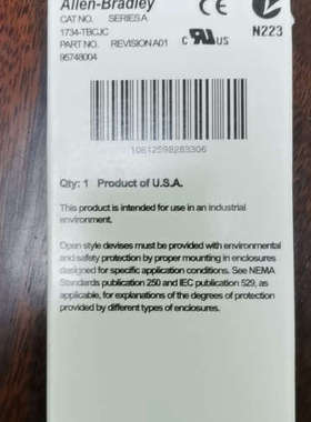 1734-TBCJC  AB 全新原装正品 模块  现货 罗