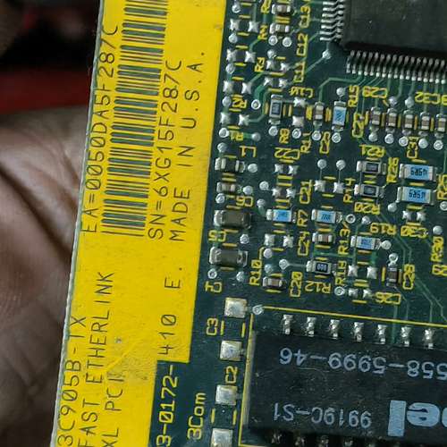 拆机 3C905B-TXNM  3Com 百兆网卡 工控机服