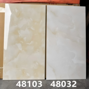 广东佛山通体中板400x800瓷砖玉石黄色厨房卫生间防污暖色系墙砖