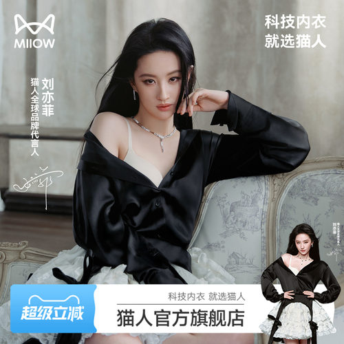 刘亦菲同款猫人聚拢小胸显大文胸