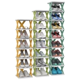 Простая полка для обуви дома, дверной проем, многослойный шкаф для обуви, артефакт для хранения обуви в помещении, маленькая узкая компактная полка для хранения