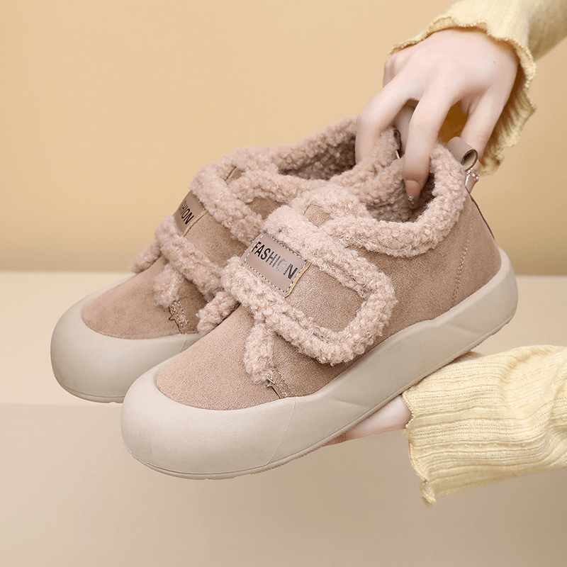 冬季新款老北京加绒棉鞋